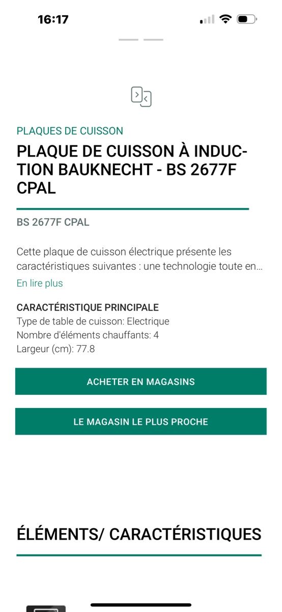Cucine: Table de cuisson induction Bauknecht  BS2677F – Usato da Choëx venduto da steveXB12 5