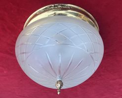 Deckenlampe mit kristalglas Top Zustand gereinigt