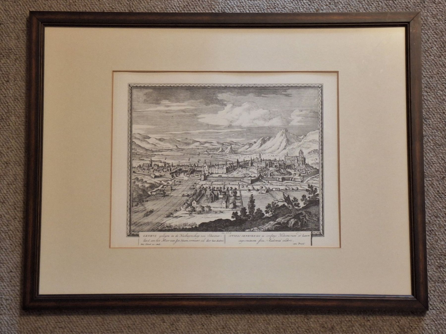 Incisioni: Gravure - ancienne vue sur Genève – Nuovo (secondo la descrizione) da Porza venduto da ulletta1