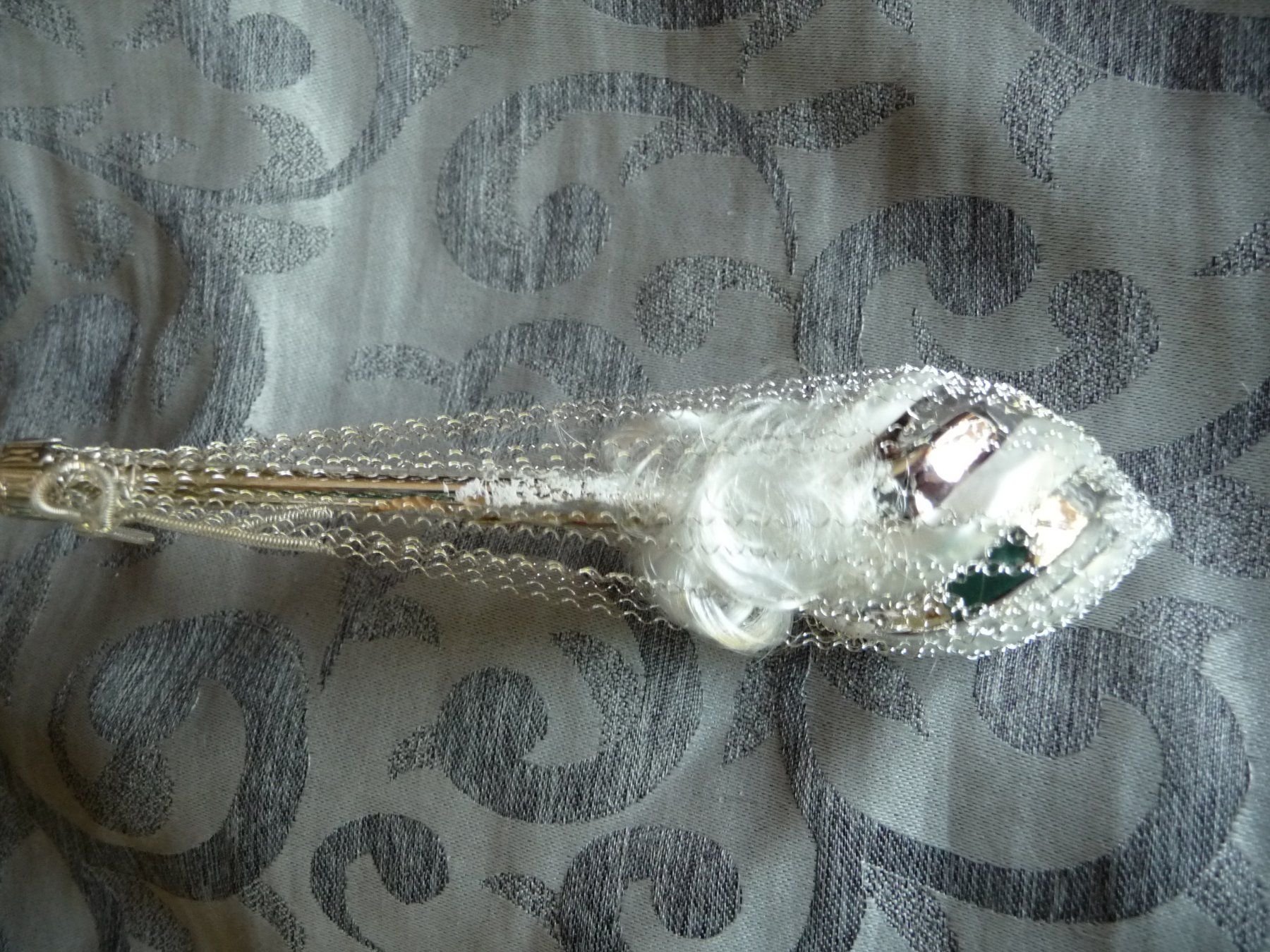 Tutte le decorazioni: Nostalgischer Christbaumschmuck silber mit Christkind-Oblate – Nuovo e nell'imballaggio originale da Alpnach Dorf venduto da marvo 2