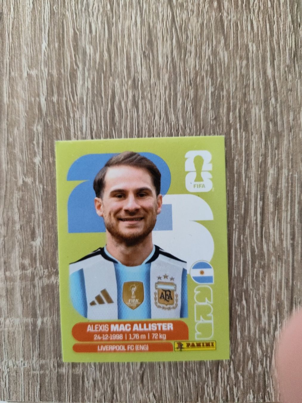 Panini Carte collezionabili: Panini WM 2026 ARG 9, Allister – Usato da Aarburg venduto da gloeckgloeck
