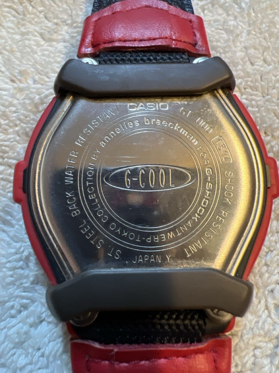 Casio Orologi: Casio G-Shock Armbanduhr Rot Tokyo – Usato da Rorschach venduto da TimelessTrading 3