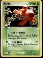 Paras FireRed & LeafGreen 72/112 Pokemon EN