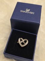 Bague Swarovski Love, argentée, avec cristaux — Taille 55