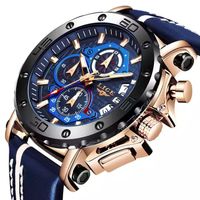 Edler Chronograph Uhr Chrono Armbanduhr Herrenuhr Datum