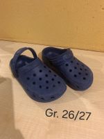 Badeschuhe Kinder Gr. 26/27 dunkelblau guter Zustand