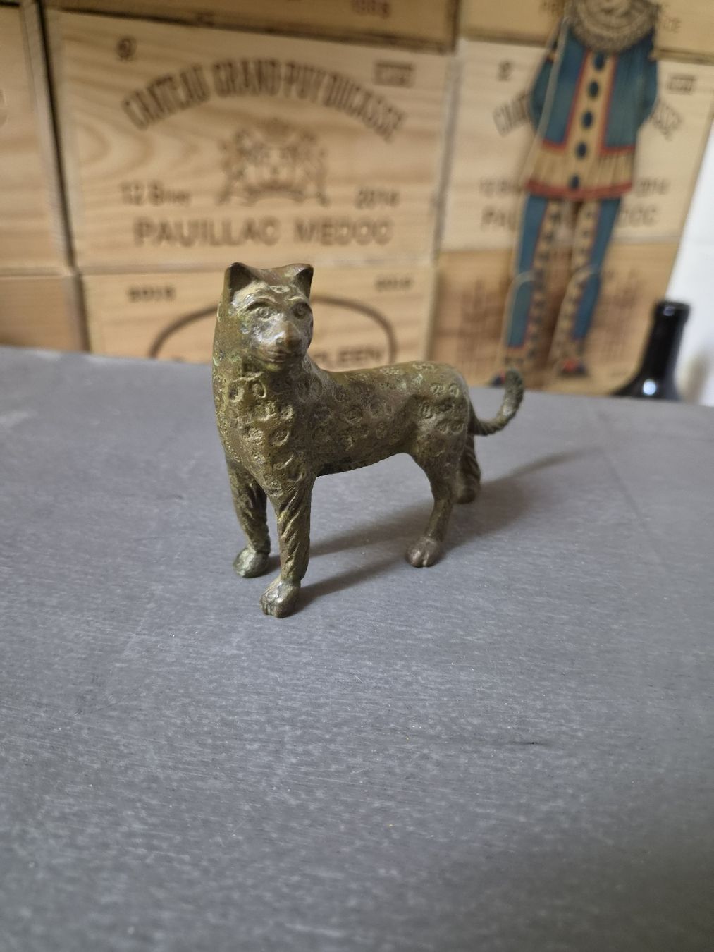 Statuette: Leoparden Figur aus Messing – Usato da Wetzikon ZH venduto da Tothart 9