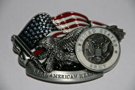Metall Gürtelschnalle USA Army