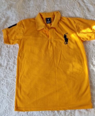 Polo garçon orange