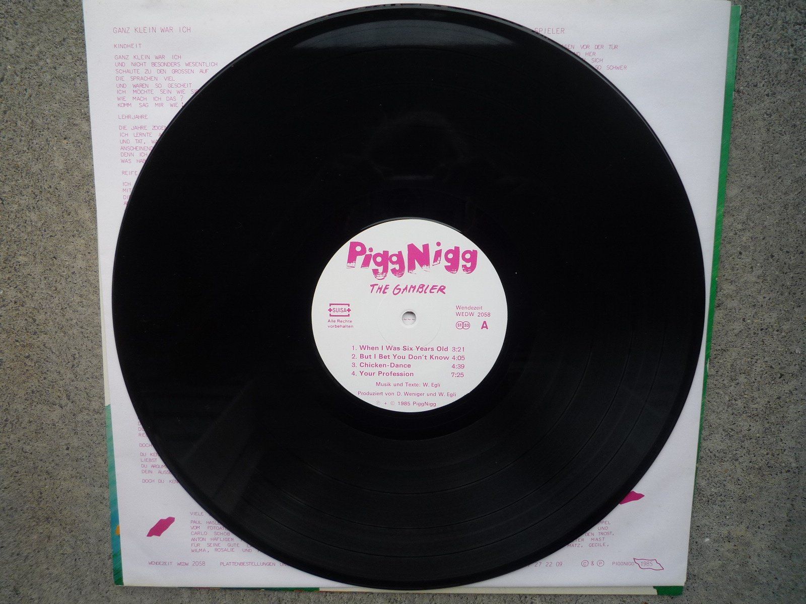 Dischi in vinile: Schallplatte LP von Pigg Nigg – Usato da St. Gallen venduto da Gartenfreund 2
