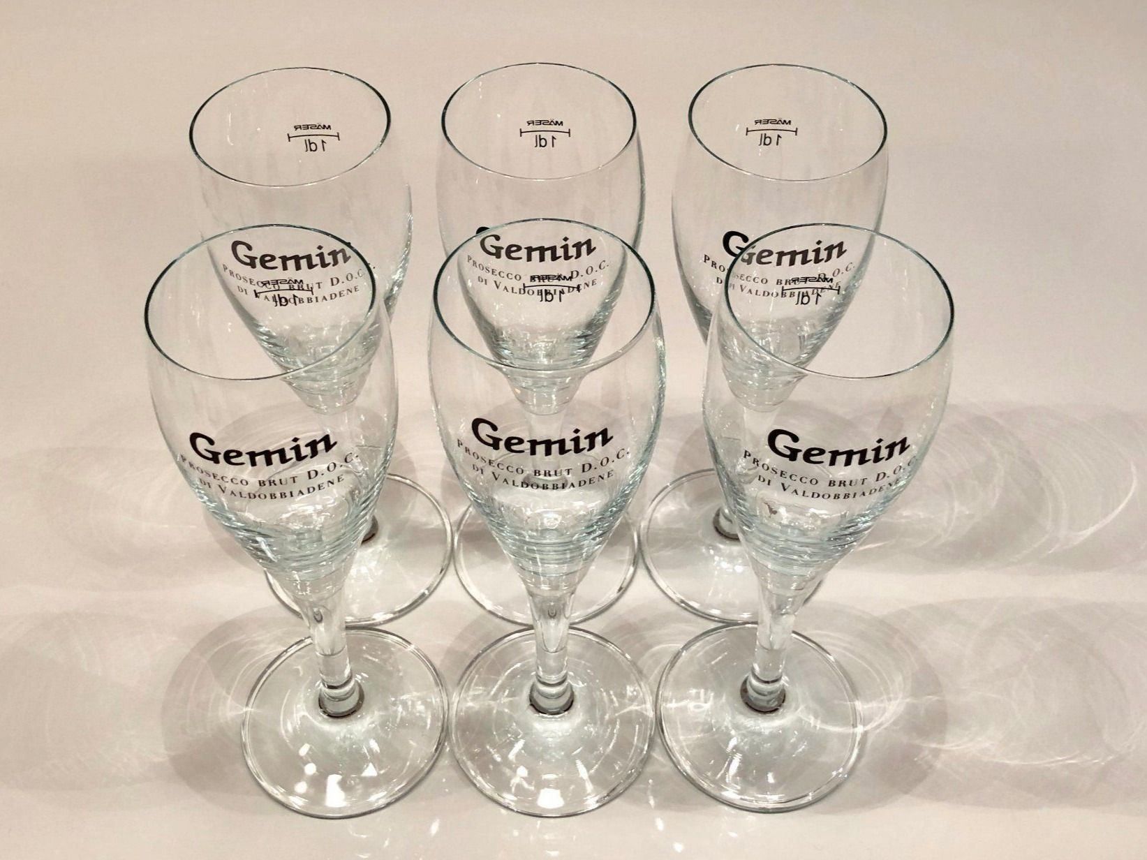 Gläser: 6er-Set GEMIN Prosecco-Gläser – Gebraucht aus Buchs SG von Handyman77