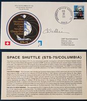Raumfahrt Space OU Astronaut Claude Nicollier STS-75 Start g