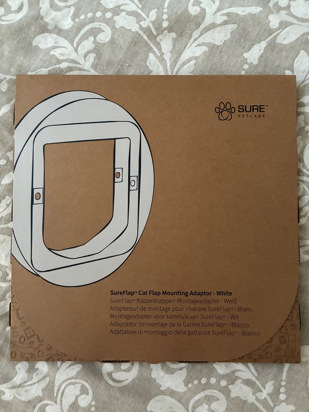 Laufwerke & Adapter: Sureflap Katzenklappen Adapter Weiss neu – Neu und originalverpackt aus Burgdorf von cla_7pfx
