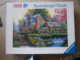 Puzzle 1000 Teile Romantic Cottage