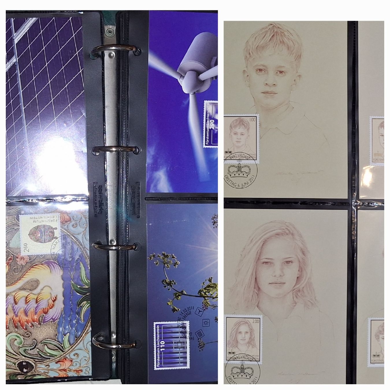 Alle Briefmarken: 159 Maximumkarten Liechtenstein 2010 - 2014  – Gebraucht aus Balgach von SIMEON27 4