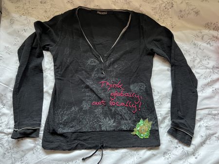 Freesoul cooles Shirt schwarz Gr 38