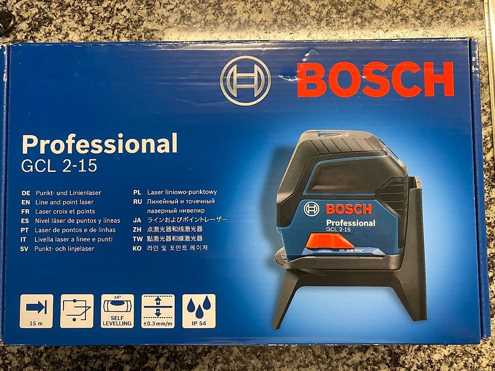 Tutti gli attrezzi: Laser à croix Bosch Jamais servir. A – Nuovo e nell'imballaggio originale da Martigny venduto da fmo_vf5m