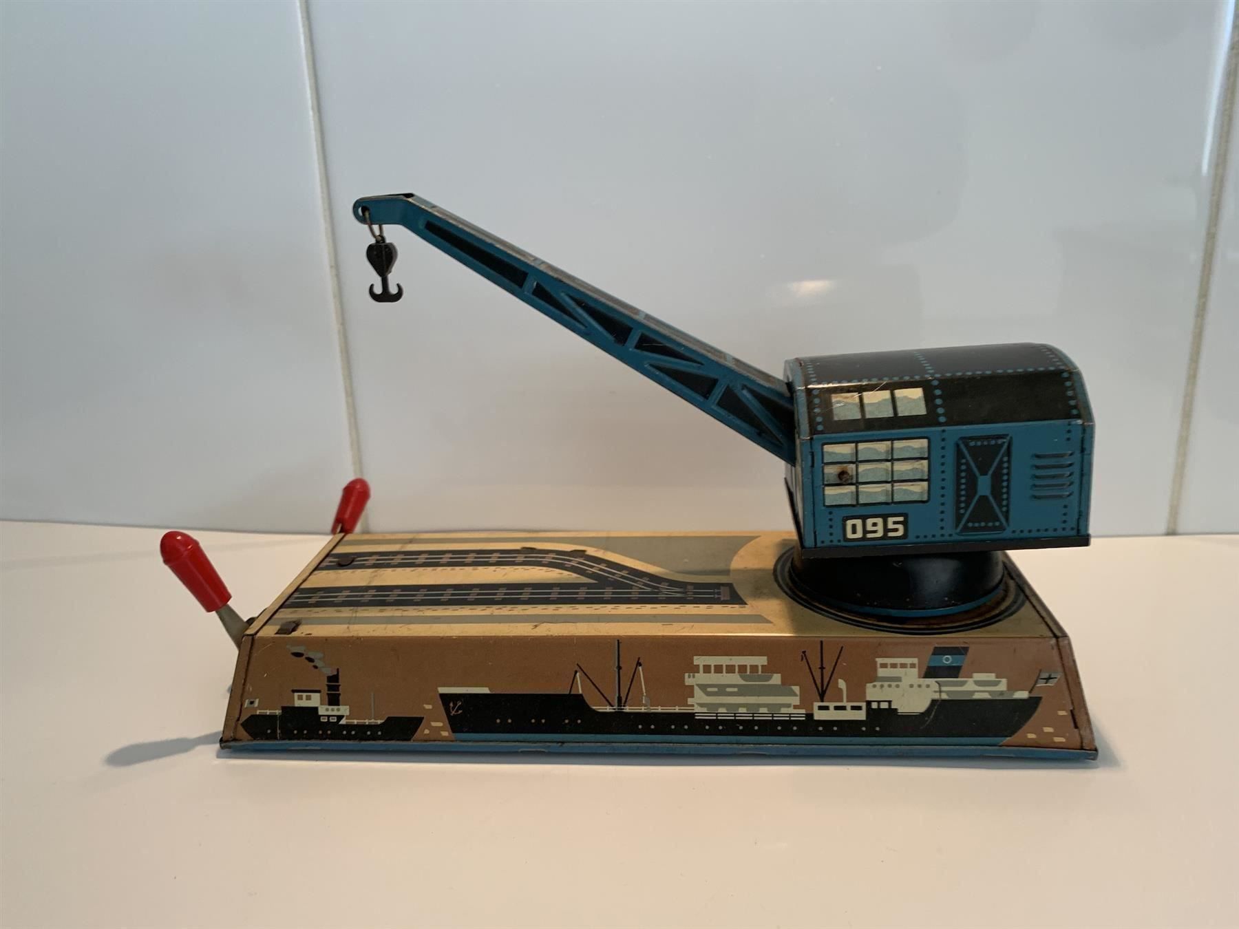 Spielzeuge: BILLER HAFENKRAN 095 Dock-Yard Crane '60 – Gebraucht aus Stäfa von elcondor245 3