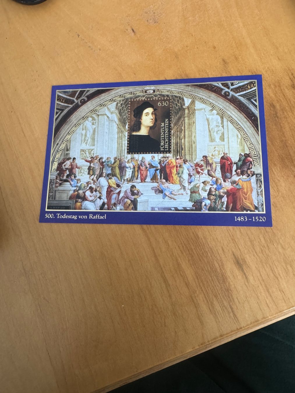 Tutti i francobolli: 500. Todestag von Raffael – Nuovo (secondo la descrizione) da Uster venduto da Briefmarken