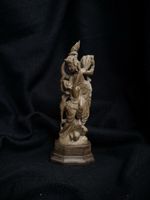 Hand carved wooden sculpture Asian style used