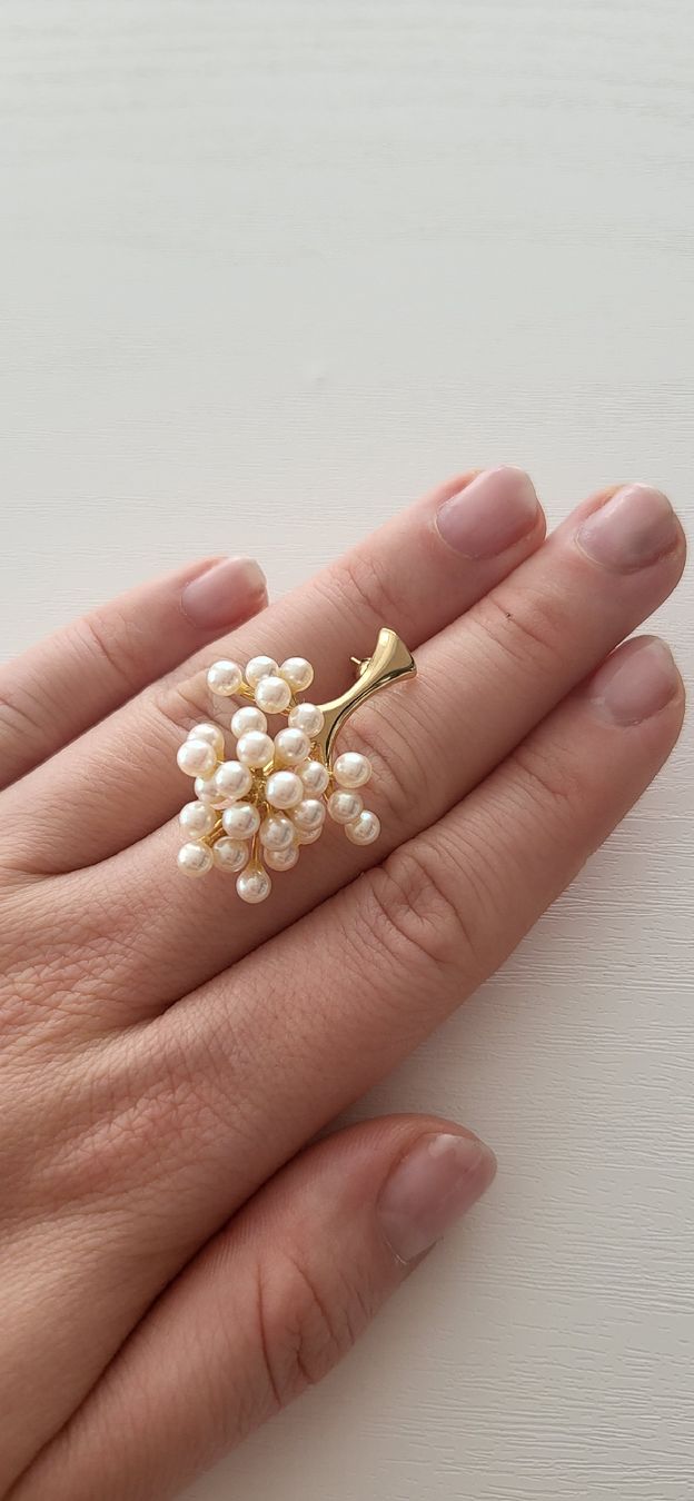 Anhänger: Fantastisch schöner Anhänger/ Perlenbrosche  – Neu (gemäss Beschreibung) aus Unterägeri von Altgoldschmuck 5