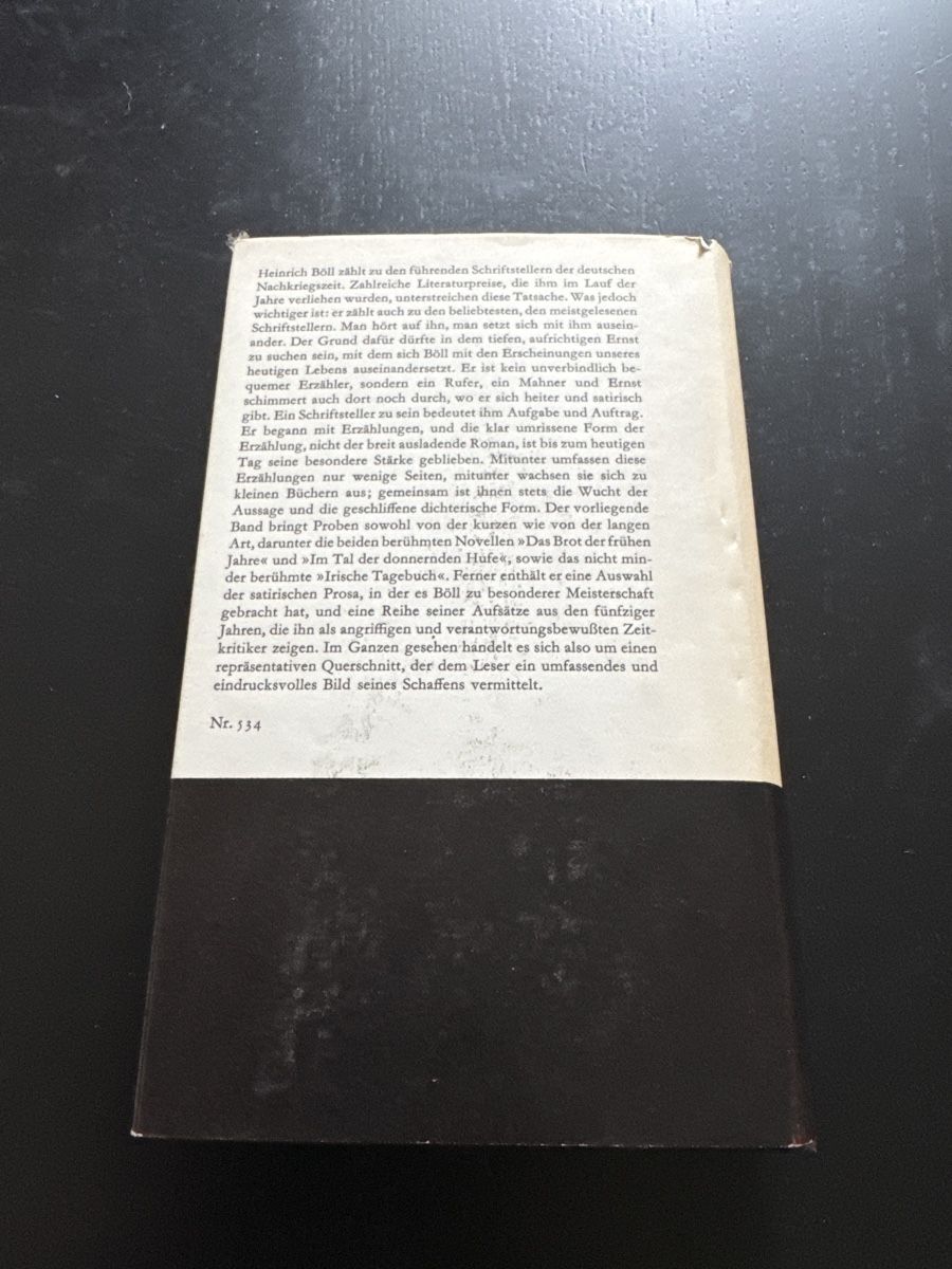 Bücher: Heinrich Böll Sammlungen – Gebraucht aus Erstfeld von Mario_boe0 4