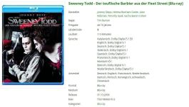 Sweeney Todd (Bluray)
