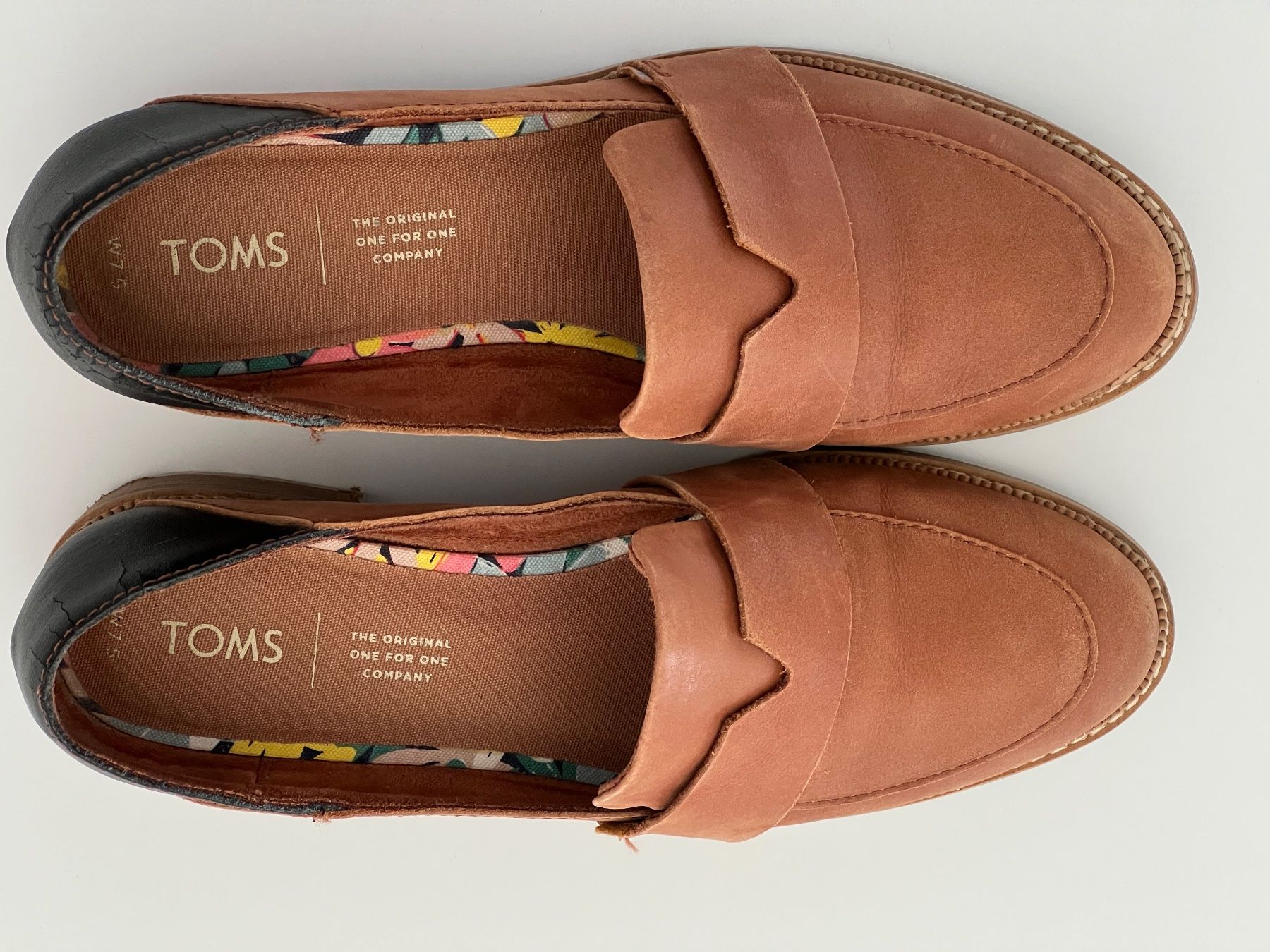 Toms Scarpe da donna: TOMS Loafers Slipper Leder 38 38.5 hellbraun – Usato da Büetigen venduto da Jabo 6