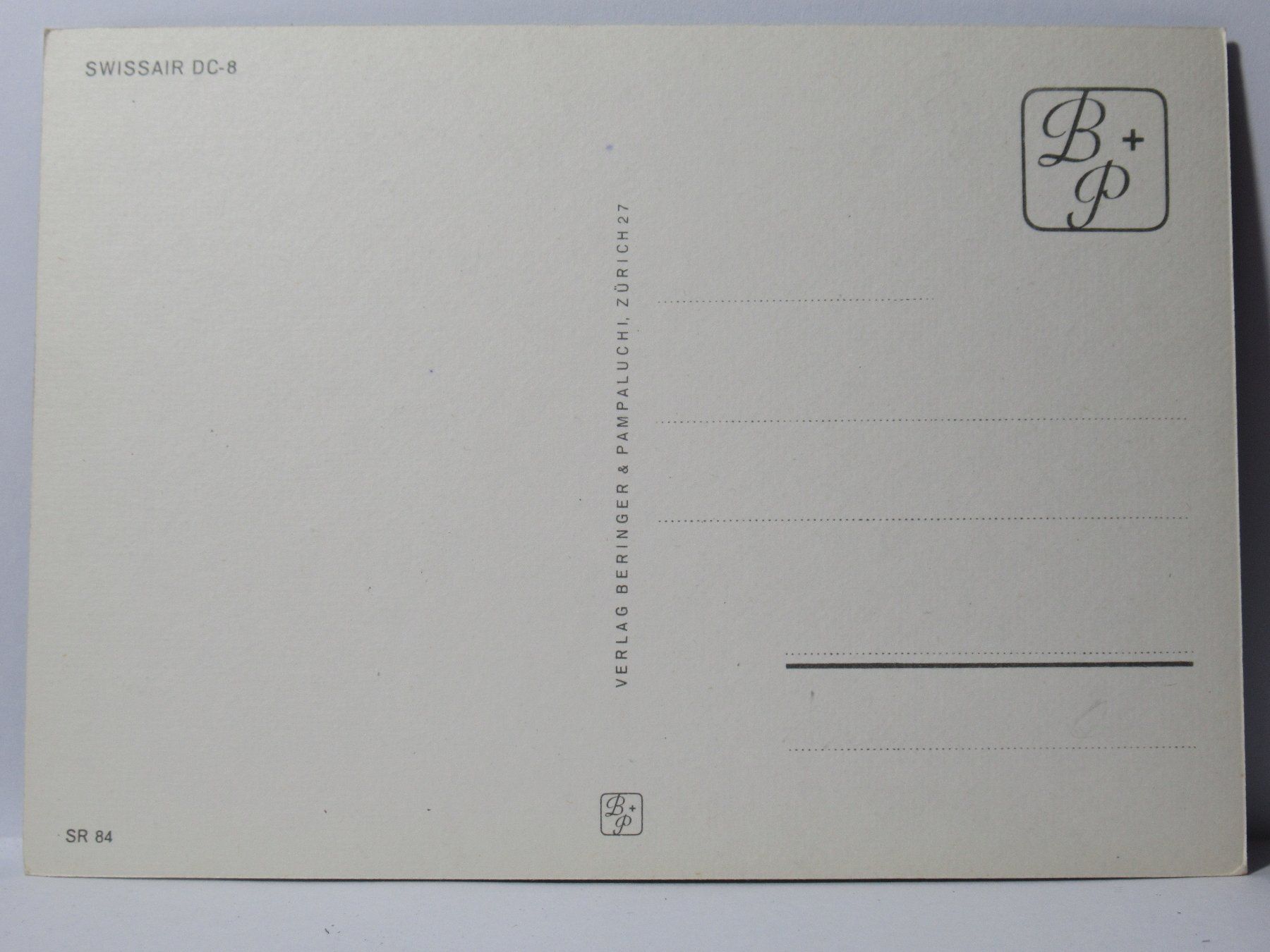 Cartoline postali: Flugzeug SWISSAIR DC - 8 – Nuovo (secondo la descrizione) da Grenchen venduto da Bluemchen1900 1