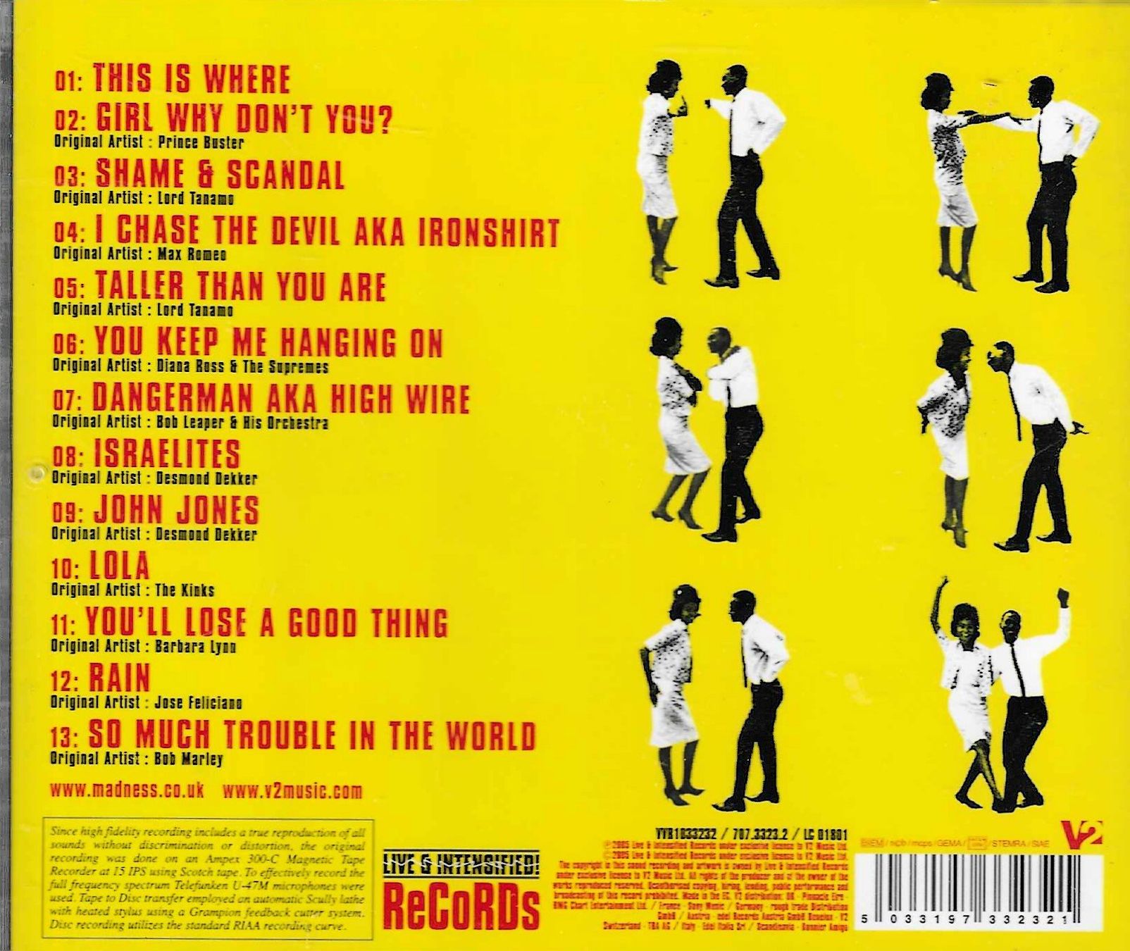 CDs: Madness - The Dangermen Sessions Volume One – D'occasion à Savagnier par Ne2065 1