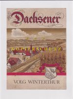 Etikette für Wein - Dachsener /bd