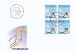 SBK 1068 im 4er-Block FDC