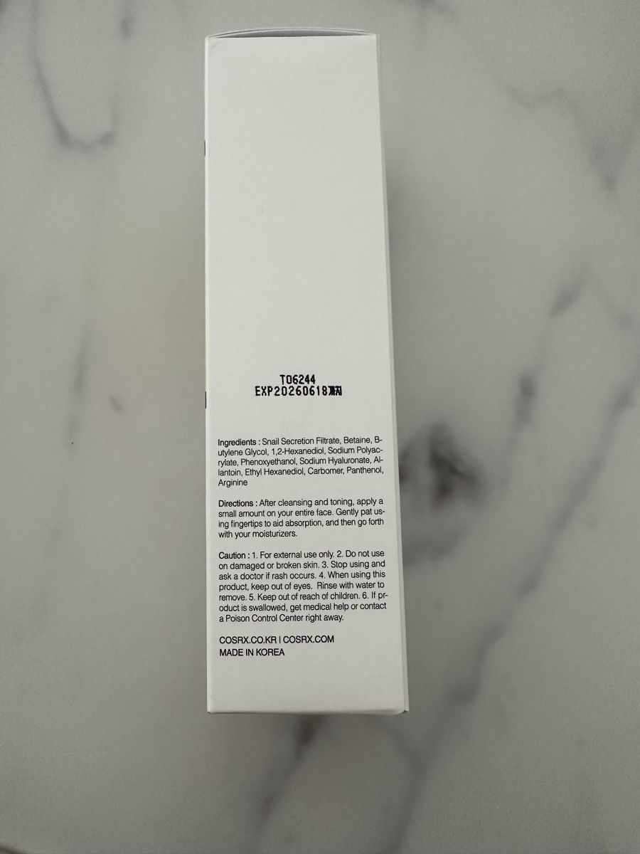 Cura del viso: Cosrx advanced snail 96 mu in power essence – Nuovo e nell'imballaggio originale da Courgevaux venduto da missceline5 1