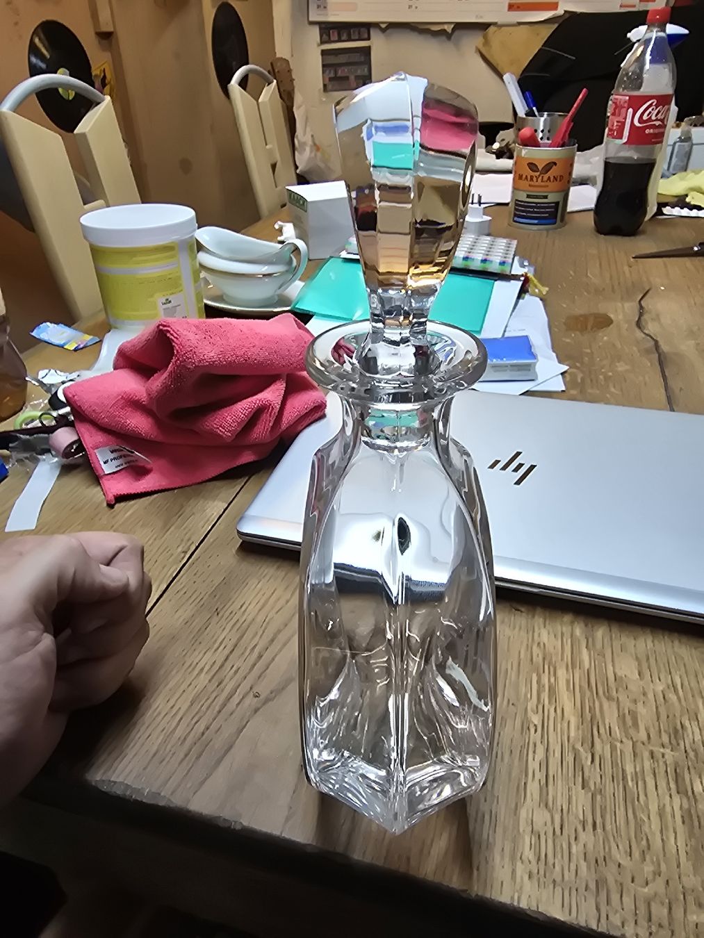 Caraffe: Kristall Karaffe mit Stopfen, Baccarat (DR) – Usato da Rorschach venduto da TimelessTrading 3