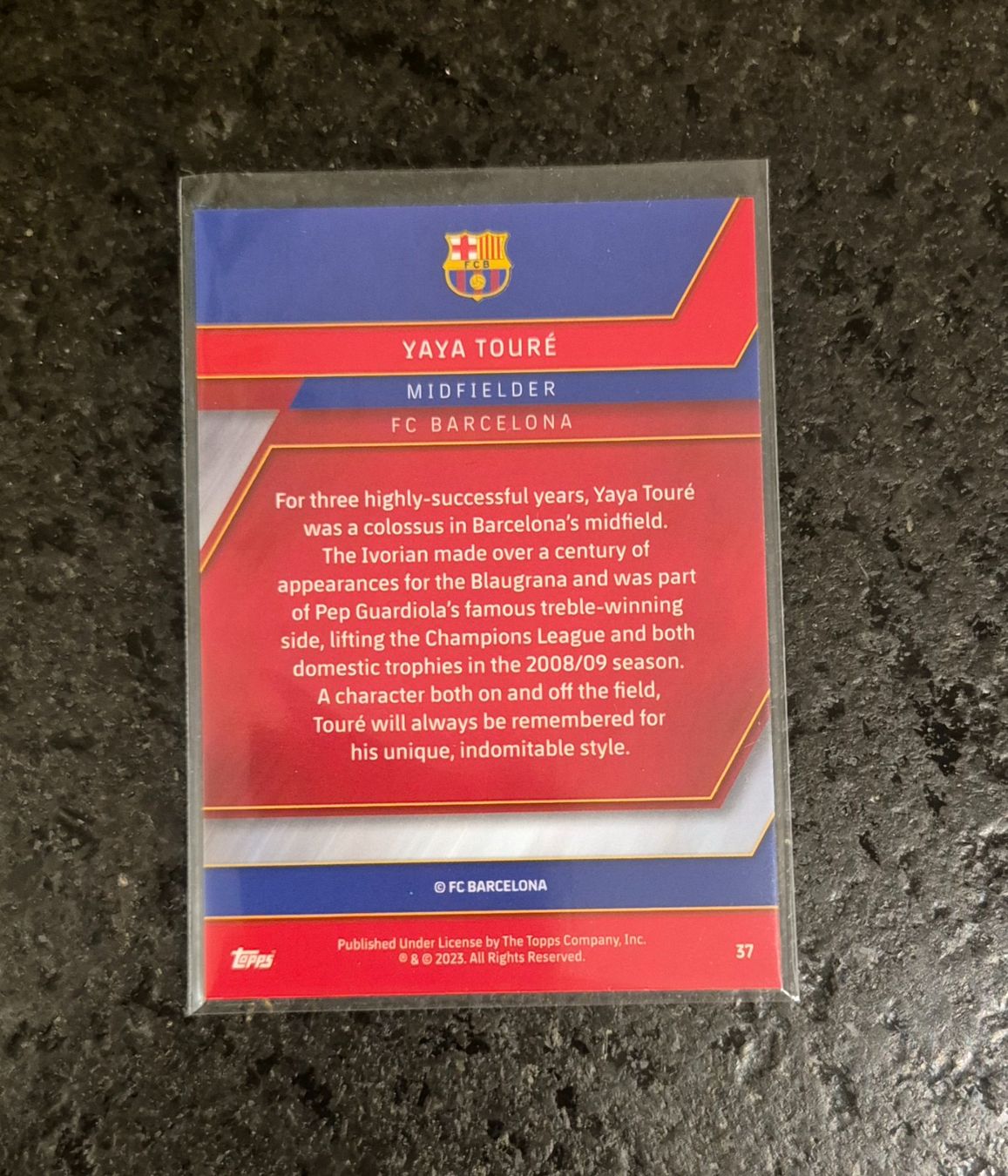 Topps Sammelbilder & Trading cards: Yaya Toure - Barcelona - Topps – Neu (gemäss Beschreibung) aus Burg AG von Danoe 1