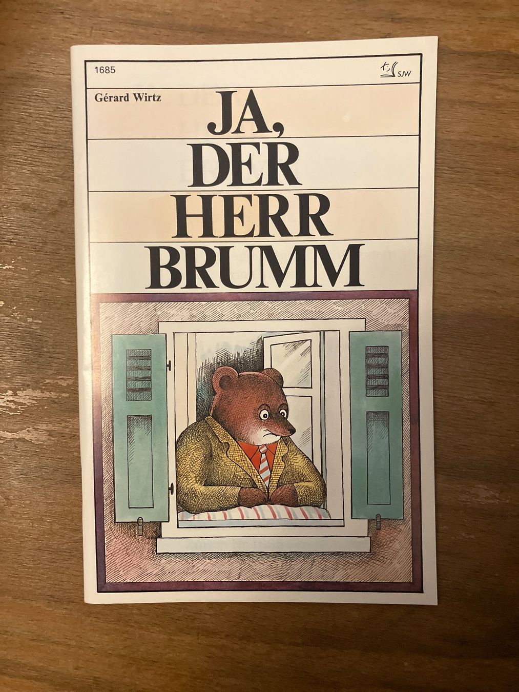Livres: Ja, der Herr Brumm. SJW 1685 – D'occasion à Wangen ZH par day01