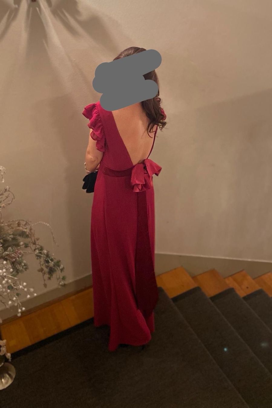 Vestiti: Rotes Abendkleid mit Rückenausschnitt – Usato da Wollerau venduto da cho_7k6w