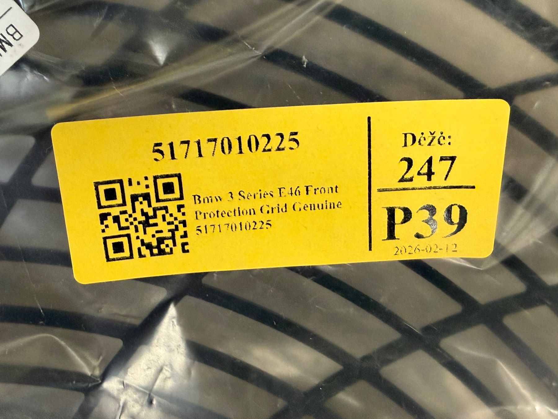 BMW Tutti pezzi di ricambio auto: BMW 325 E46 Lüftergitter oben – Nuovo e nell'imballaggio originale da Reinach BL venduto da the_Advocat 1