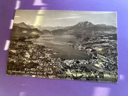Küssnacht a. Rigi mit Pilatus alte Ak sehr schön