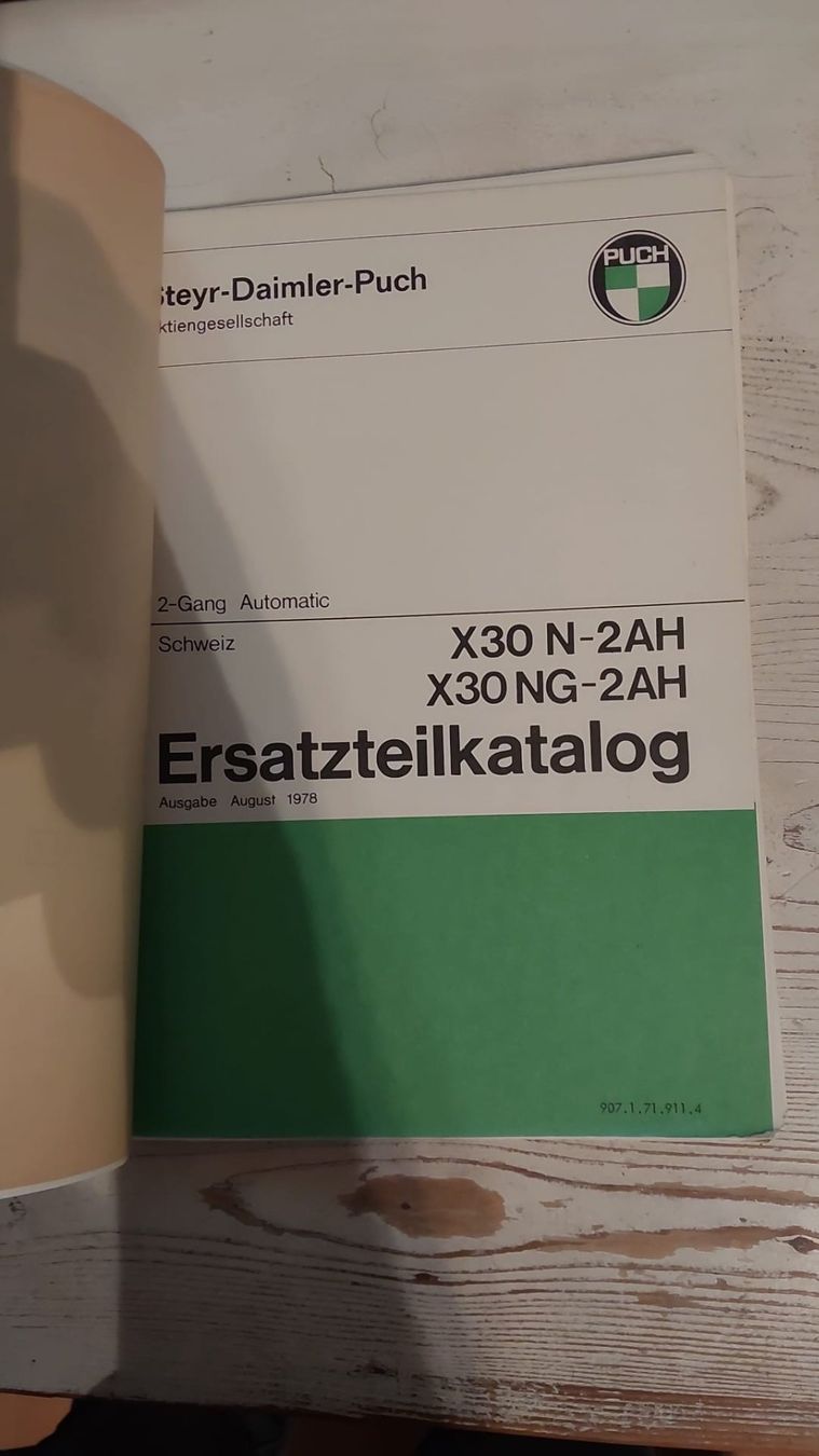 Puch Mofa-Ersatzteile: Ersatzteilliste Puch X30 – Gebraucht aus Henggart von Jan073