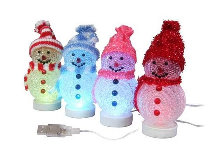 Tutte le decorazioni: USB Schneemann mit Farbwechsel – Nuovo e nell'imballaggio originale da Diepoldsau venduto da preisparadies-ch 9