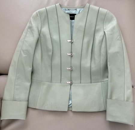 Hochwertige A-K-R-I-S:100% Lammnappaleder Jacke Gr.38 NP3200