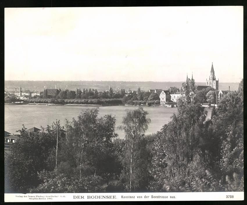 Fotografie & Manifesti: Fotografie Konstanz / Bodensee, Blick vo – Usato da Berlin venduto da bartko-reher