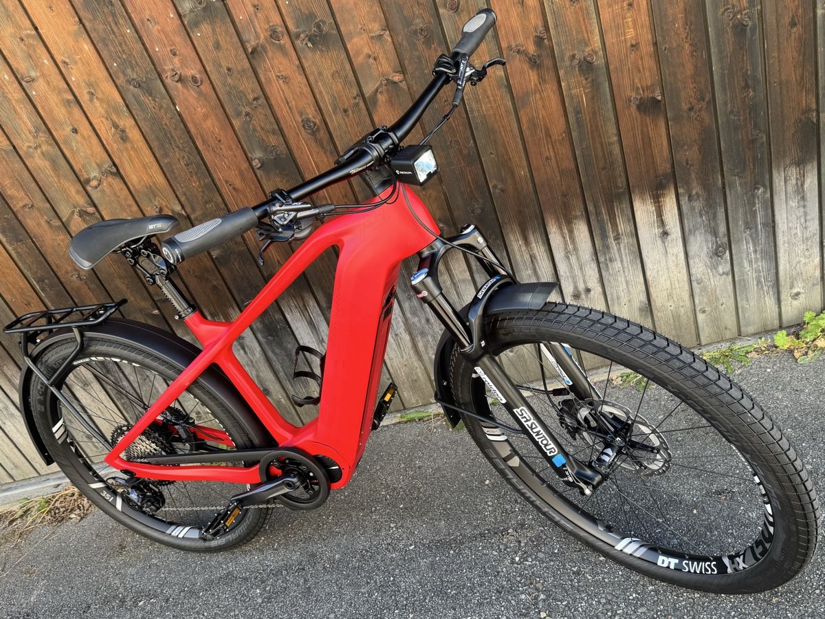 Thömus Biciclette: Thömus Twinner CT E1  Carbon XT Rot top Zustand – Usato da Solothurn venduto da Leo2207 2