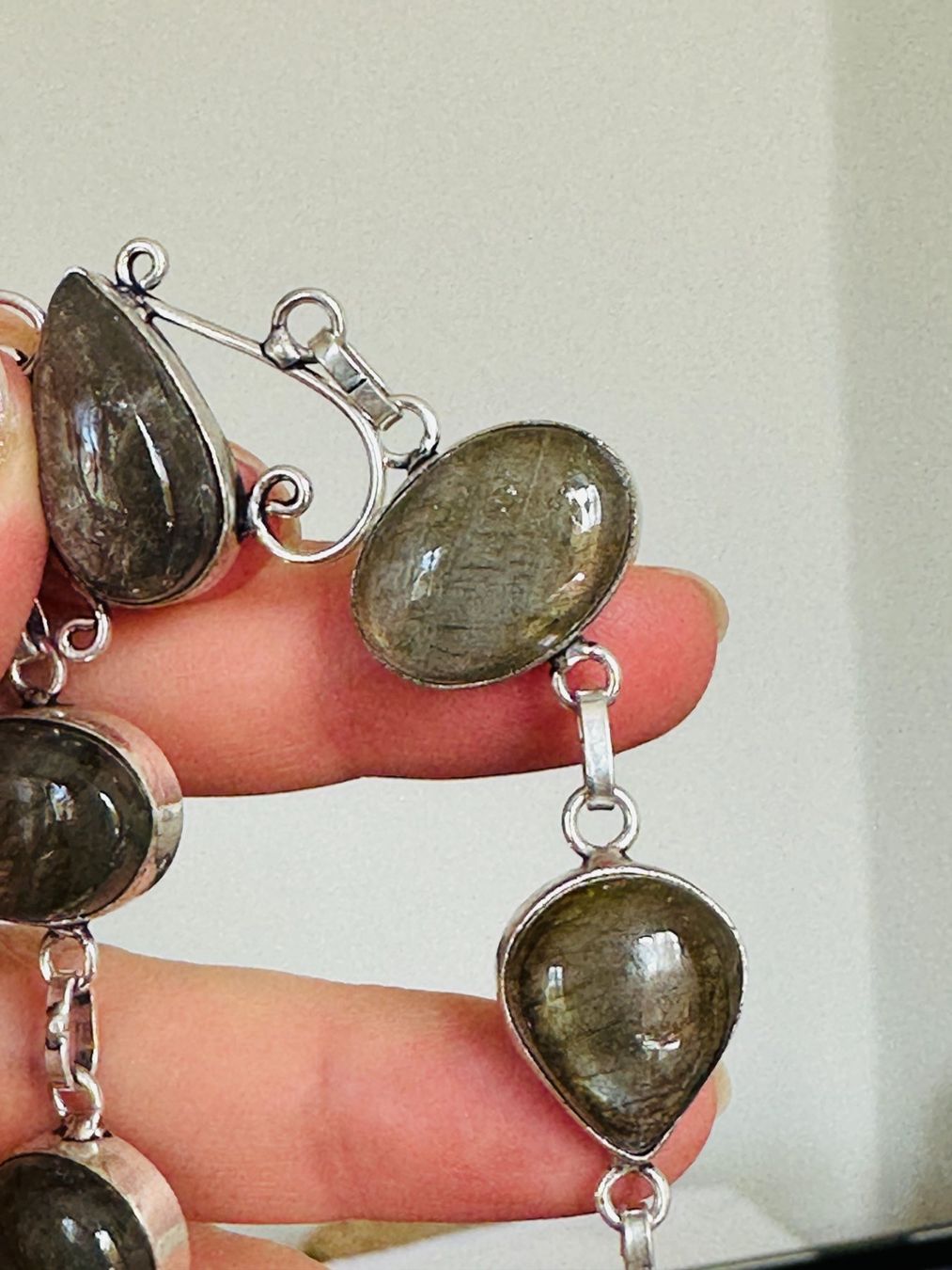 Bracciali & Braccialetti: Labradorite Gemstone Bracelet 7-8" – Nuovo e nell'imballaggio originale da Genève venduto da AGBERG 6