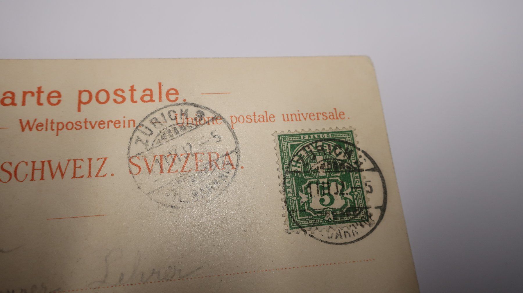 Cartoline postali: Zürich 1902 N° 853 – Usato da Cormoret venduto da Pascalll2001 4