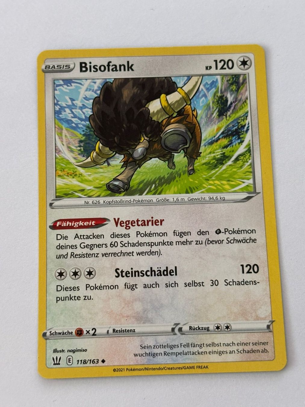 Pokémon Sammelbilder & Trading cards: Bisofank 118/163 – Gebraucht aus Herisau von Seyashop_2