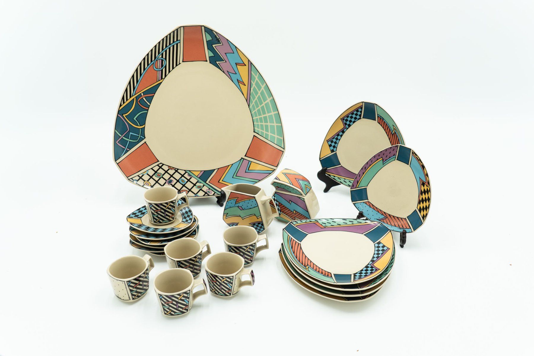 Rosenthal Set di piatti: Rosenthal "Flash One" Service - Dorothy Hafner  - Ref. 05/43 – Usato da Au ZH venduto da BrockiAu