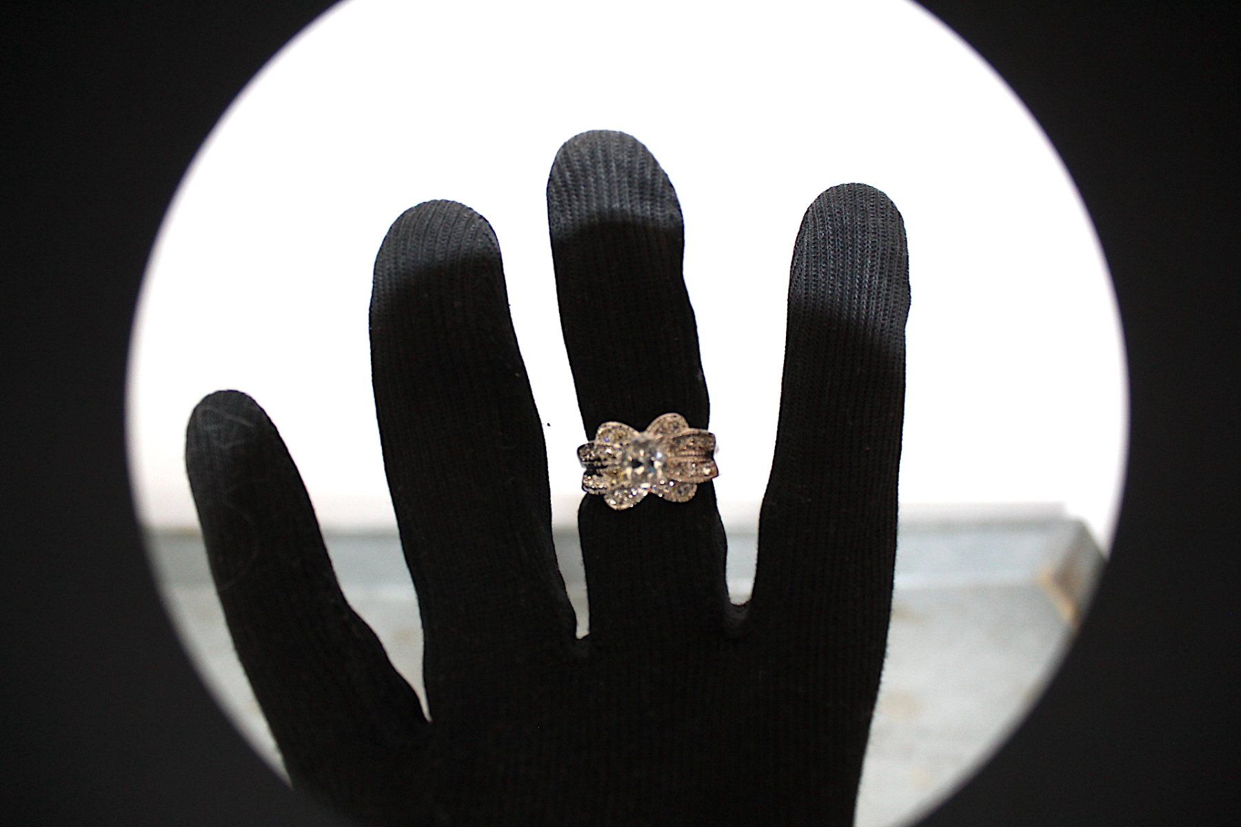 Anelli: Ring mit Strasssteine , Gr.53 - 16.9 – Usato da Locarno venduto da madame-tus-sauds 4