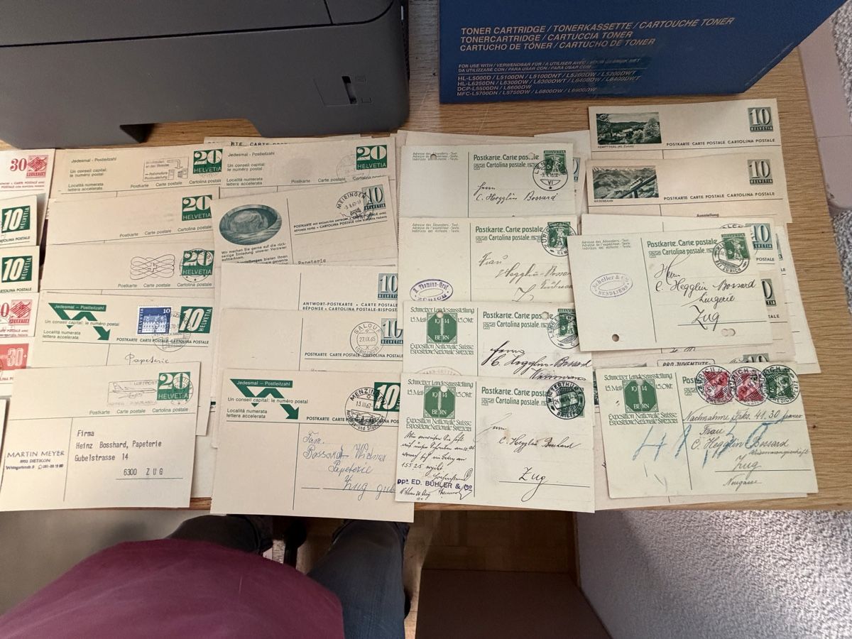 Ansichtskarten: 150 Postkarten Schweiz ab 1900 ca – Gebraucht aus Murgenthal von Tina_4055 8